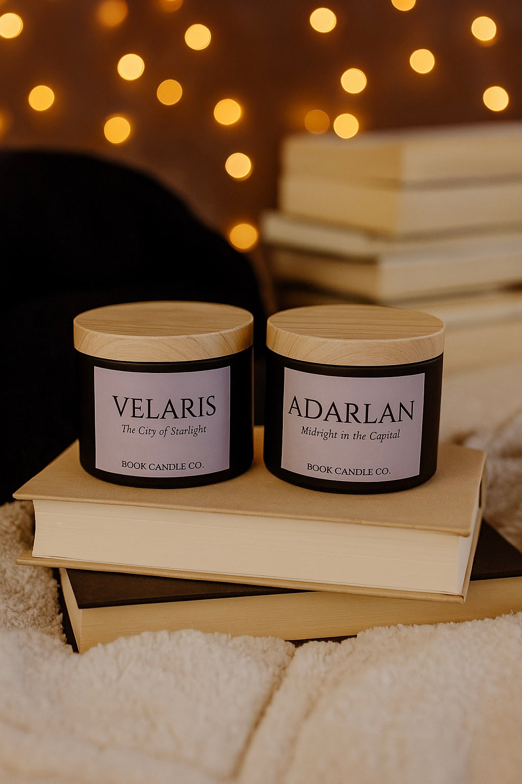 Adarlan – Midnight in the Capital | Hand-Poured Book Candle