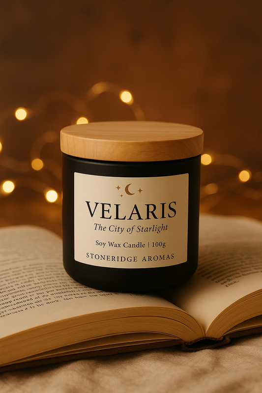 Velaris – Fantasy Book Candle | Hand-Poured in Ireland